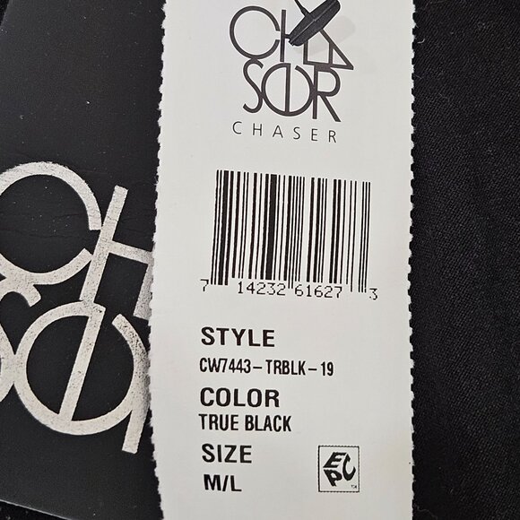 NEW!! Chaser Rock & Roll Glitter Kimono Duster Wrap Jacket M/L Black Sexy Party - Picture 12 of 12